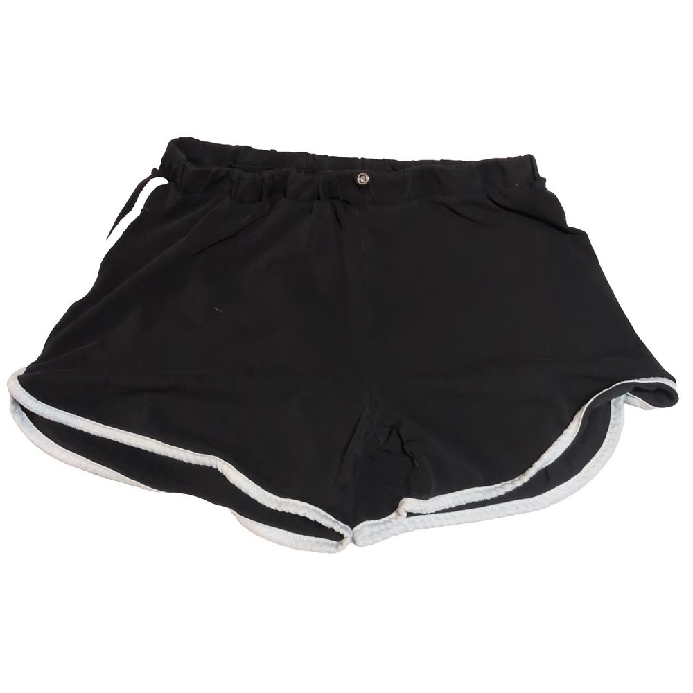 Tanks Dolphin Athletic Shorts Women XL Black White Trim Cotton Stretch Excellent